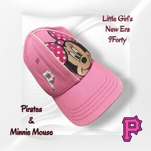 New Era Pink Pirates Minnie Mouse 9Forty Cap Little Girl's Kids